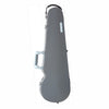 Bam Panther Contoured Violin case in Grey, front view PANT2002XLG