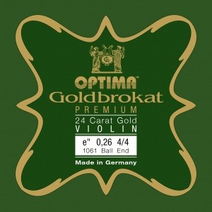 Optima Goldbrokat Premium 24 Carat Gold E String