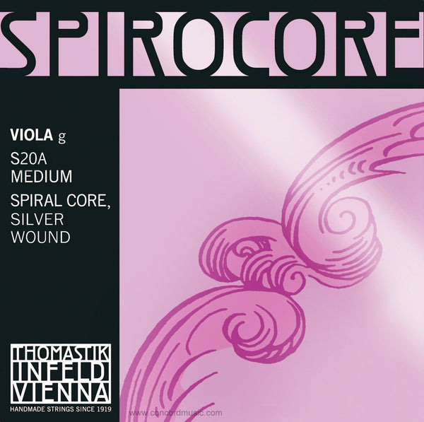 Spirocore viola Silver G String S20A