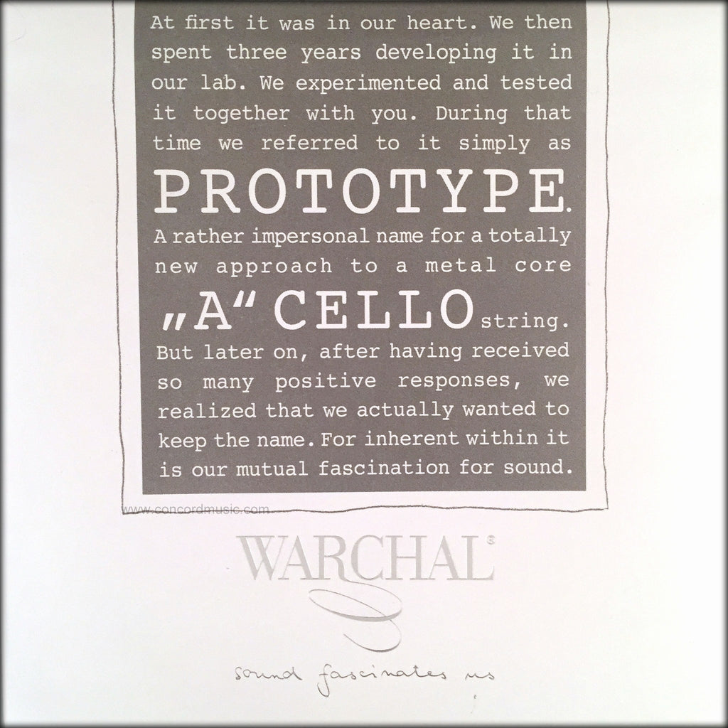 Warchal Prototype Cello A String