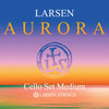 Larsen Aurora Cello Strings showing front of package