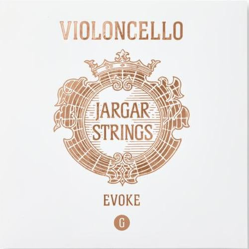 Jargar Evoke Cello G String package with bronze logo