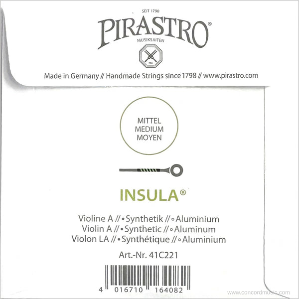 pirastro insula violin A string, synthetic and aluminum