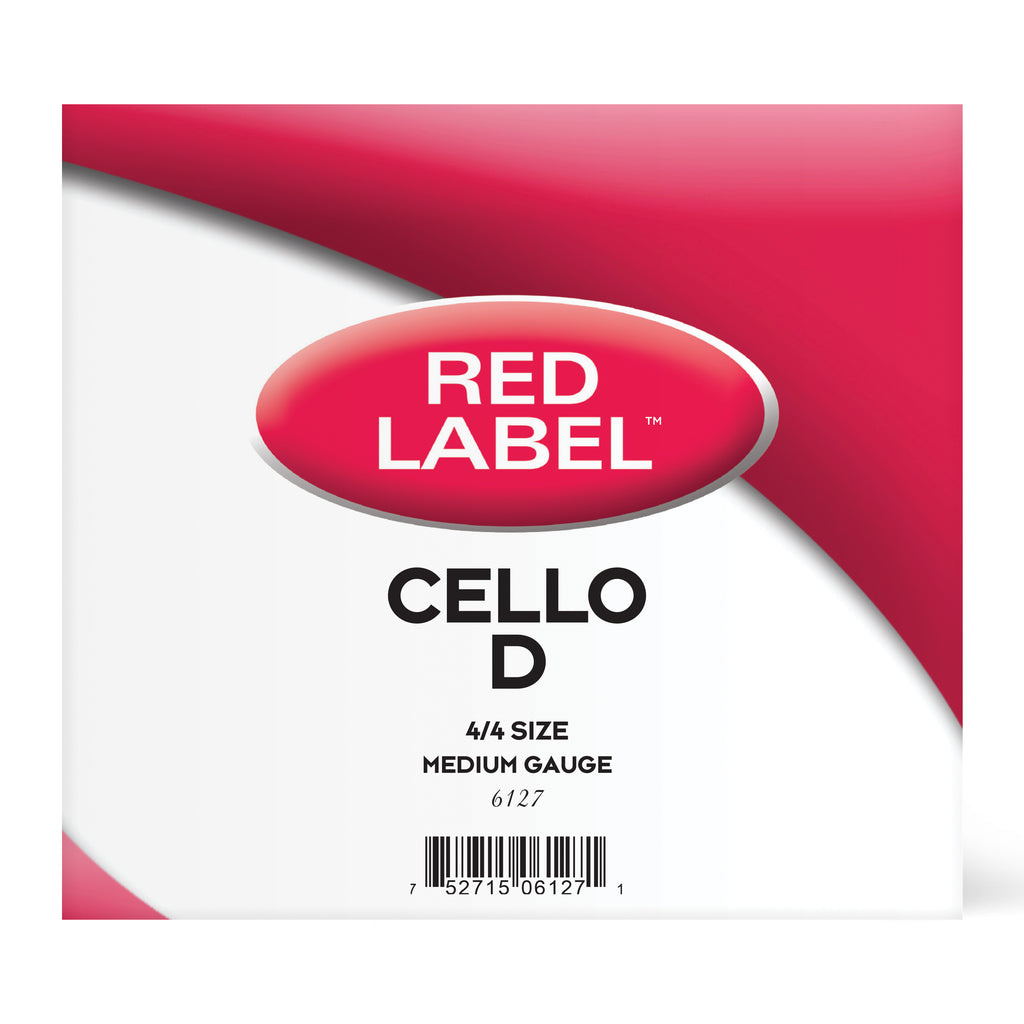 Red Label Cello D String 6127