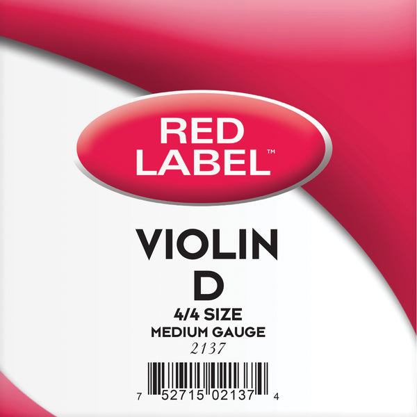 Super Sensitive Red Label Violin D string 4/4 size package 2137