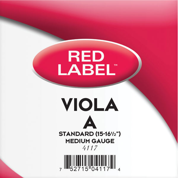 Super Sensitive Red Label Viola A String D'Addario