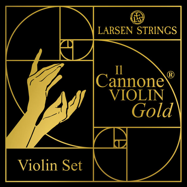 Larsen Il Cannone Gold Violin Set