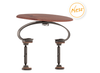 Pirastro KorfkerSpring chinrest with Swiss maple chin plate on white background