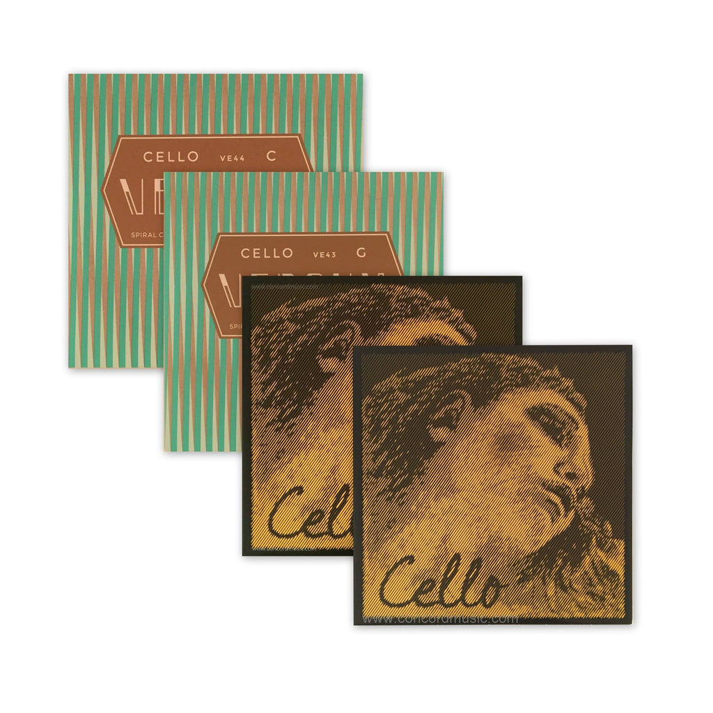 Combination Cello Set, Evah Pirazzi Gold & Versum