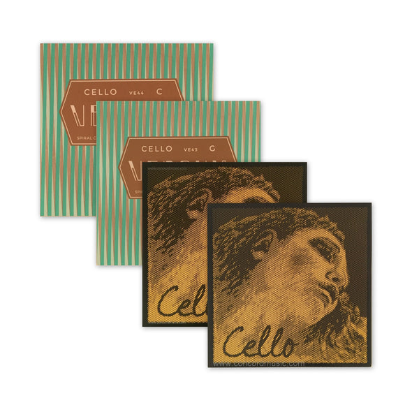 Combination Cello Set, Evah Pirazzi Gold & Versum