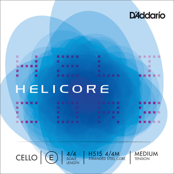 Helicore cello High E string H515 label