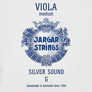 Jargar viola Silver Sound G String shown in Medium