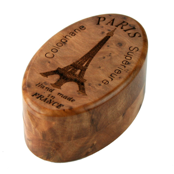 Thorvaldsson Millant Paris Rosin Wood box with Eiffel tower