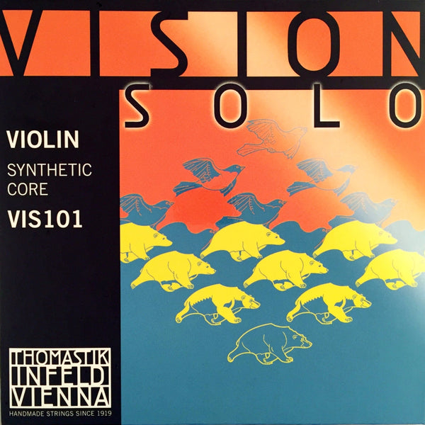 Vision Solo Violin Set Silver D VIS101