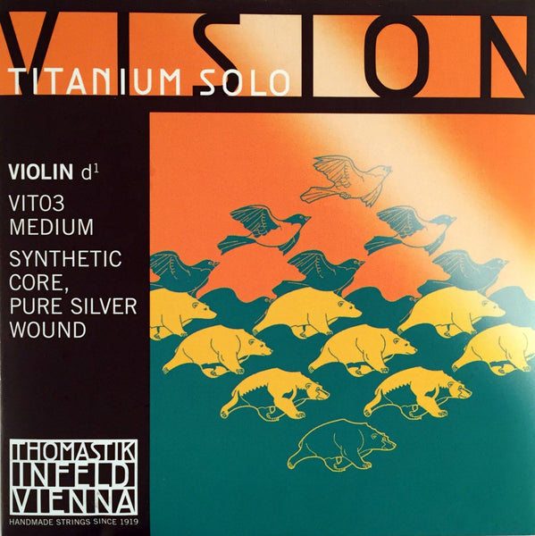 Vision Titanium Solo Violin D String VIT03
