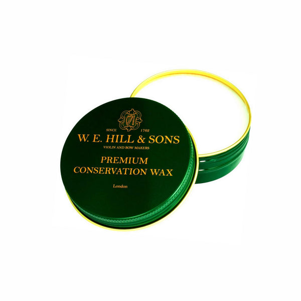 W.E. Hill & Sons Conservation Wax, open container