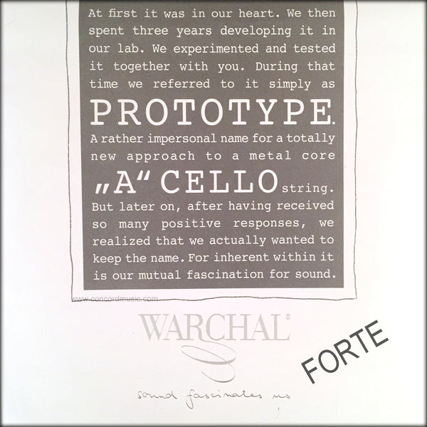 Warchal Cello Prototype A String Forte