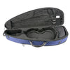 Bam Classic 3 violin  case open, in blue