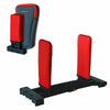 celloGard foldable stand with red sleeves