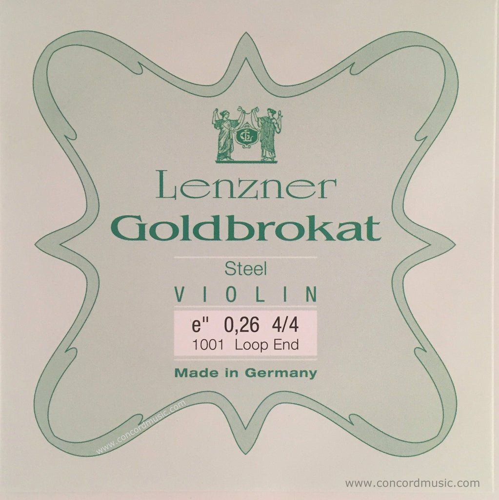 Goldbrokat Violin E String, loop end