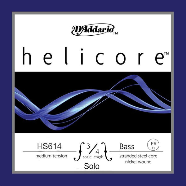 Helicore Solo Bass Single F# String HS614, old package design