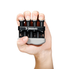 Varigrip Hand Exerciser positioned in hand, from D'Addario